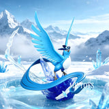 Pokémon Articuno Ice Type Diorama Statue - Legendary Bird Action Figure with Crystal Base - Collectible Anime Desk Statue & Gaming Setup Display