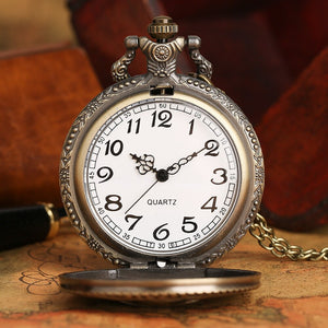 One Piece Anime Steampunk Vintage Pocket Watch Necklace
