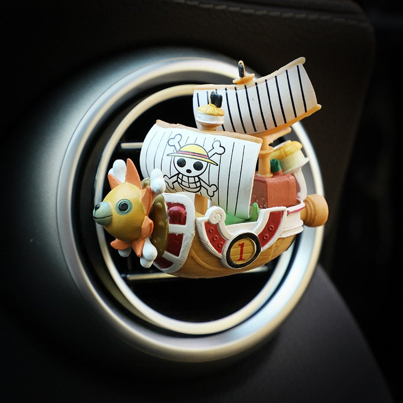 Anime Cute One Piece Luffy Action Figure Car Accessories