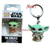 Star Wars Mini Figure Keychains - 29 Styles Featuring Baby Yoda (Grogu), The Mandalorian, Darth Vader, & Boba Fett - Premium Funko-Style Pocket Collectibles & Fan Gifts