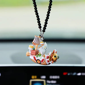 One Piece - Going Merry/ Thousand Sunny Car Pendant
