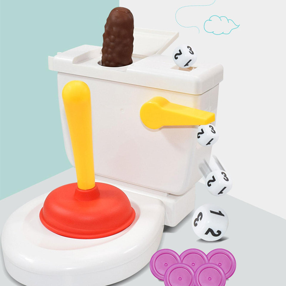 Pooping Flushing Toilet Tricky Toys