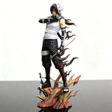 Premium Anime Shadow Ninja Collectible Statue - High-Detail Shadow Operative Warrior Action Figure - Elite Assassin PVC Figure with Katana Sword, Mask & Flame Base - Gift for Manga Fans, PC Setup & Shelf Display - (23CM)