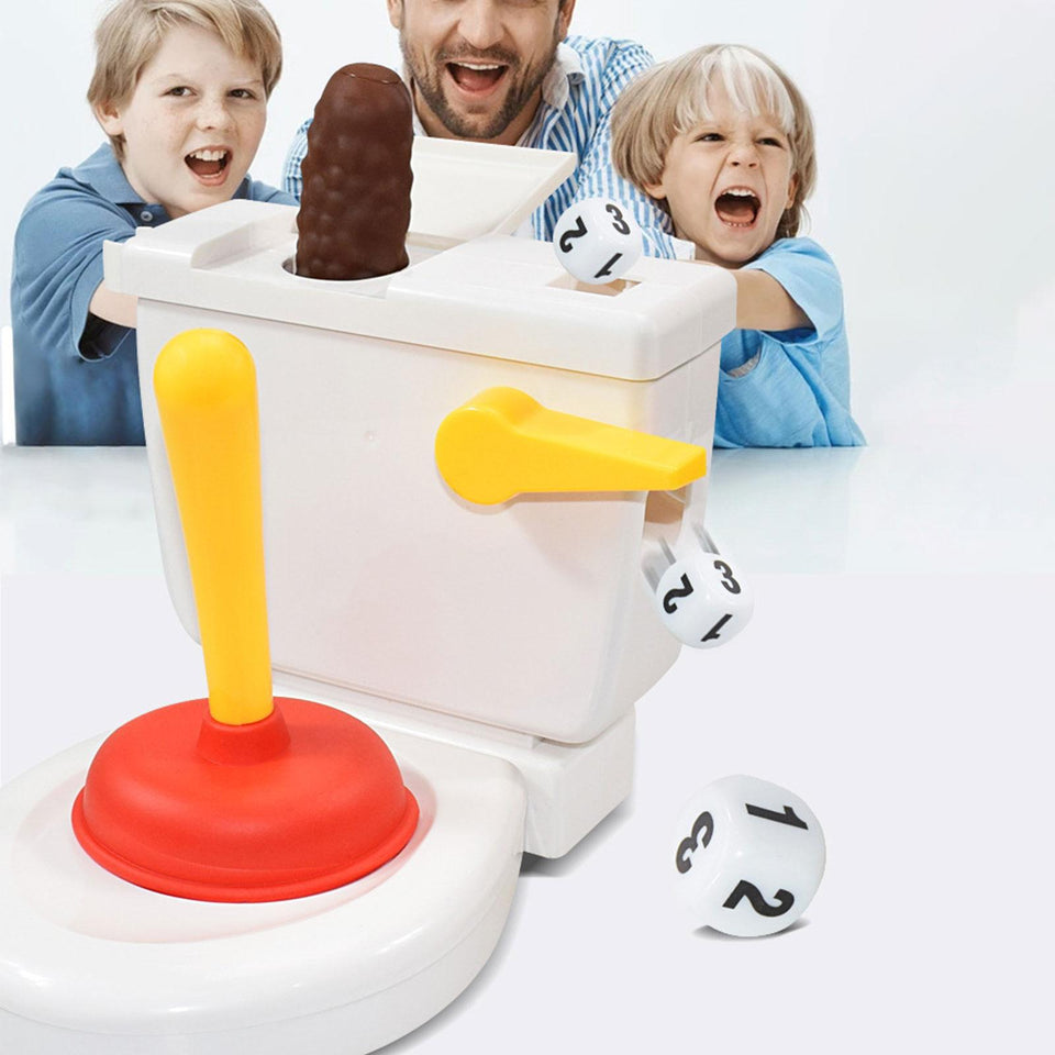 Pooping Flushing Toilet Tricky Toys