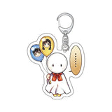 Weathering With You Chibi Acrylic Keychain Collection - Hodaka & Hina Cute Anime Couple Charm Set - Clear Double-Sided Pendant Keyring for Bags, Ita Bags & Anime Fans