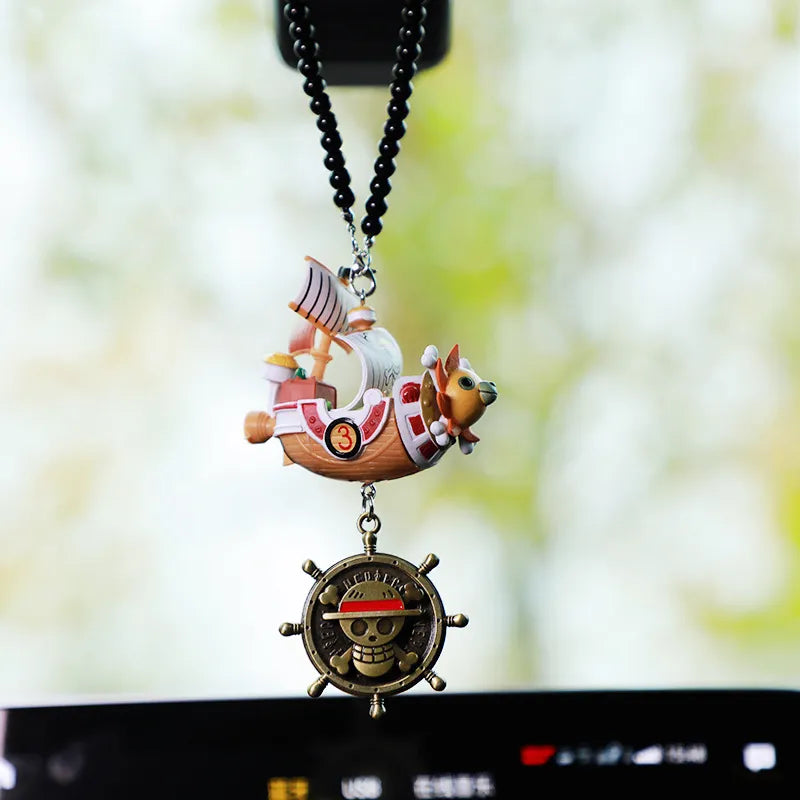 One Piece - Going Merry/ Thousand Sunny Car Pendant