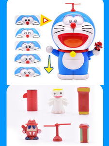 Doraemon Kawaii Model Kit Spirits Face Eyes Toys