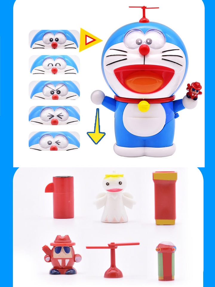 Doraemon Kawaii Model Kit Spirits Face Eyes Toys