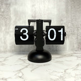 Vintage Flip Page Table Clock