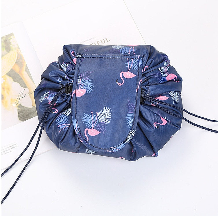 Foldable Drawstring Cosmetic Bag