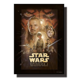 Star Wars Saga Canvas Wall Art – Retro Movie Posters & Minimalist Aesthetic Prints for Home Decor