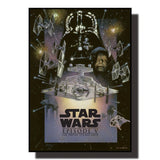 Star Wars Saga Canvas Wall Art – Retro Movie Posters & Minimalist Aesthetic Prints for Home Decor
