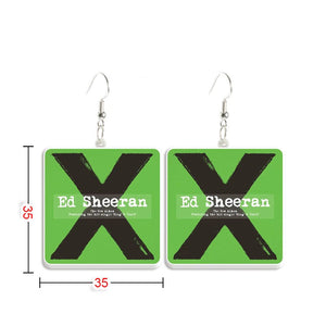Ed Sheeran - Drop Earrings