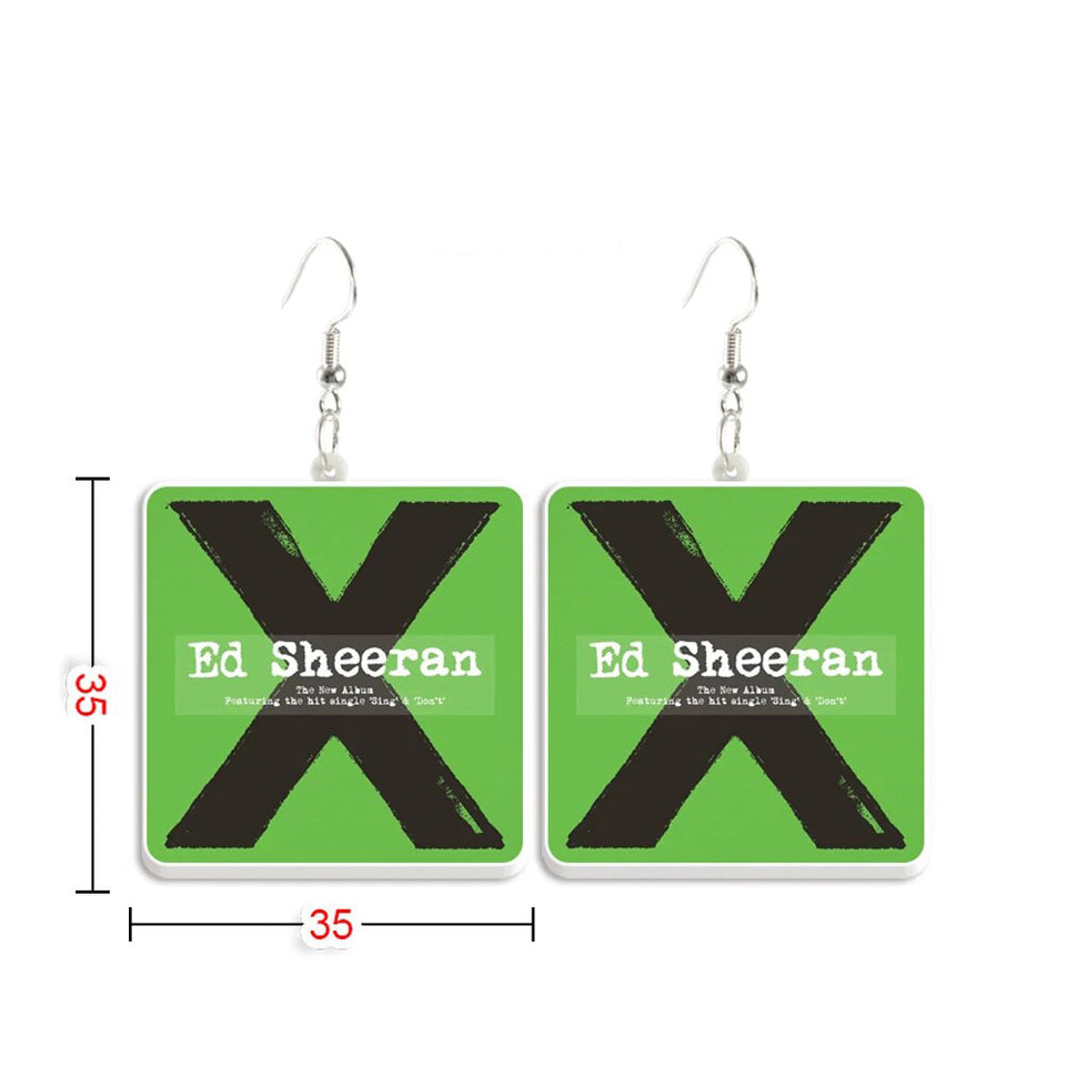 Ed Sheeran - Drop Earrings