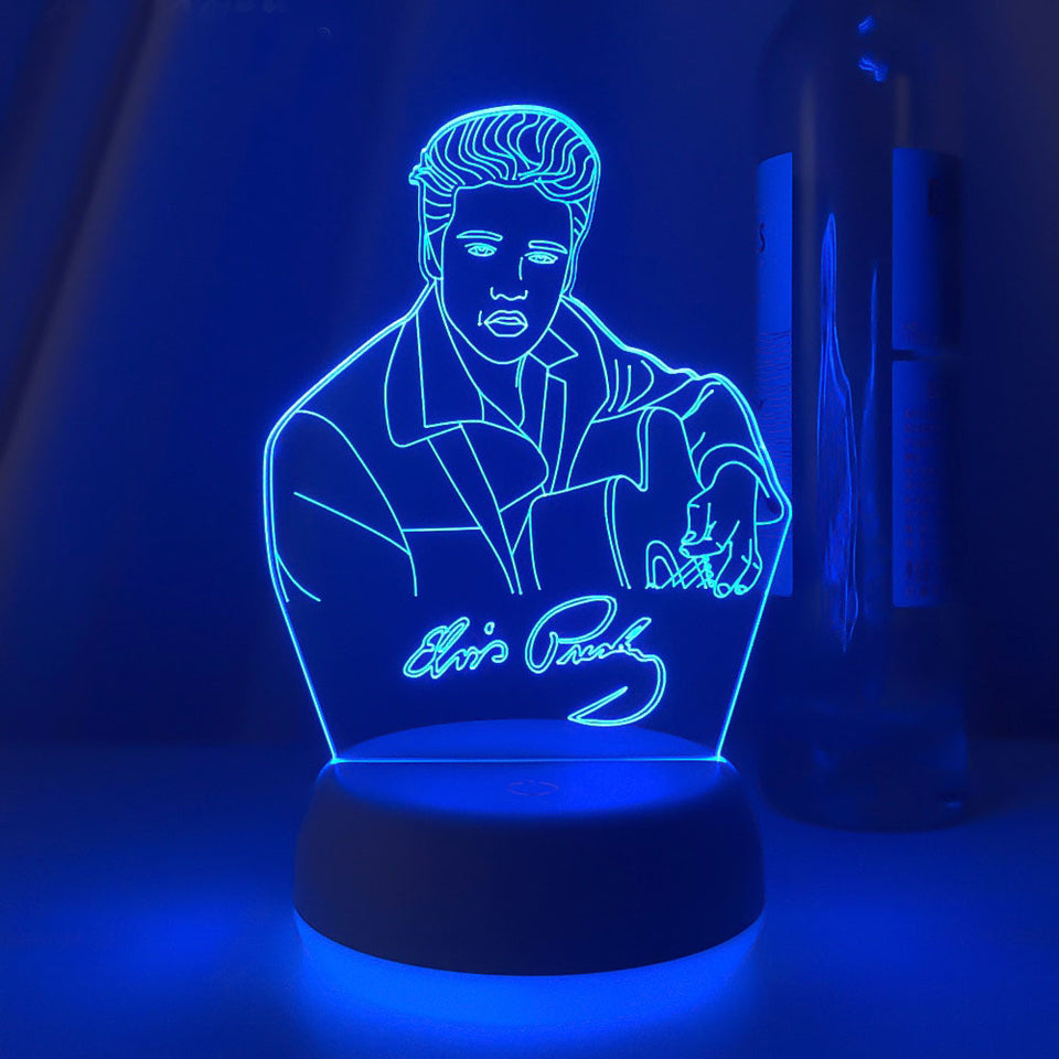 Elvis Presley Figure - Led Night Light