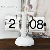 Vintage Flip Page Table Clock