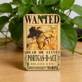 Anime Pirate Wanted Poster Luggage Tag - Vintage Monkey D Luffy Gear 5 Bounty Card - Retro Vinsmoke Sanji & Nico Robin Travel ID Bag Tag - Nostalgic Manga Fan Gift for Backpack, Suitcase & Keychain