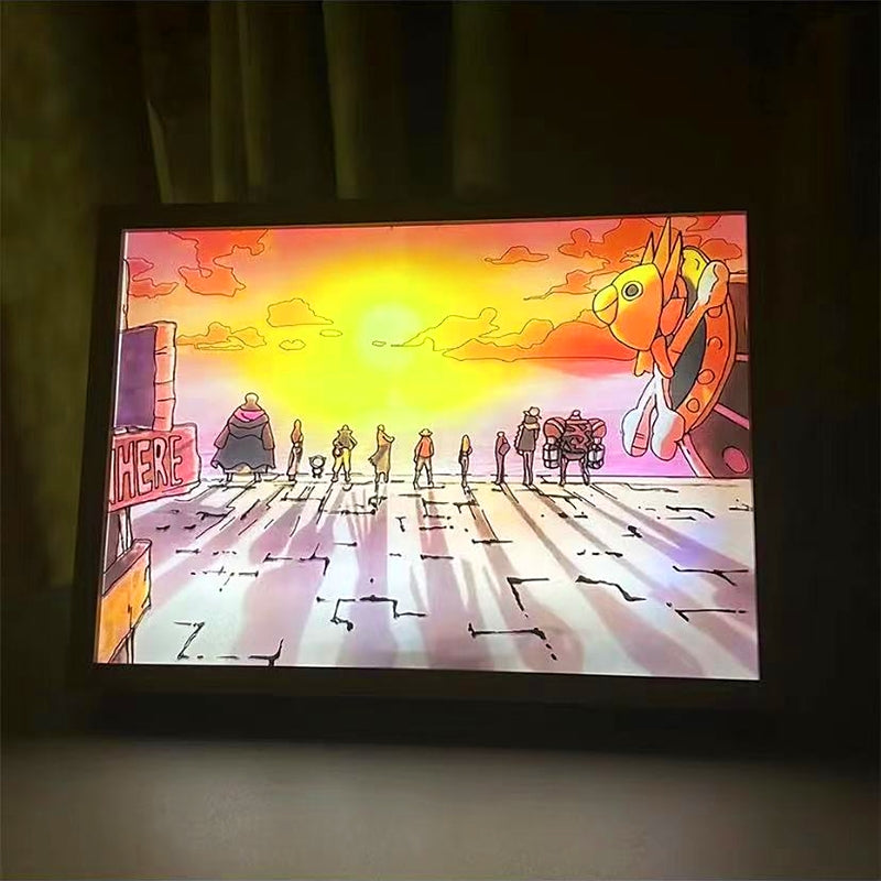 One Piece Luminous Hanging Painting Frame