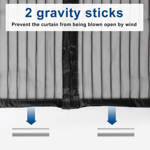 Automatic Closing Magnetic Mesh Curtain
