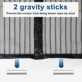Automatic Closing Magnetic Mesh Curtain