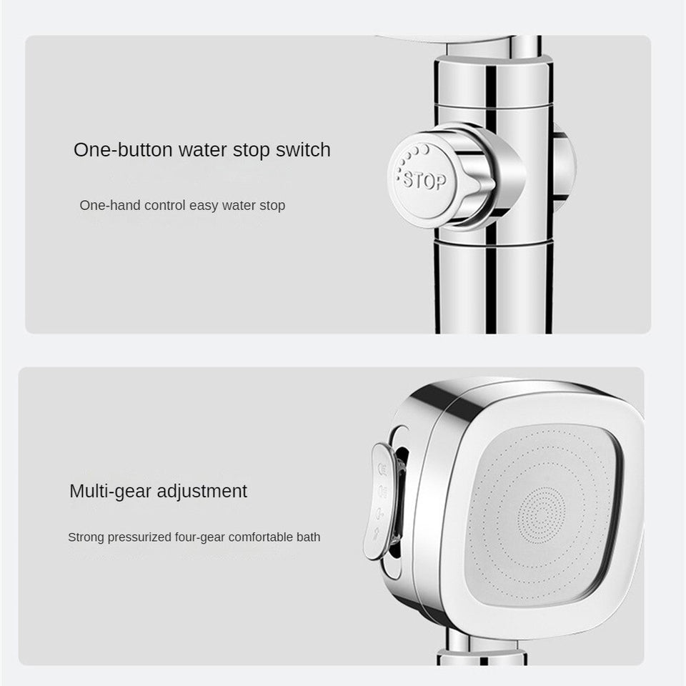 Pressurized Five-speed Multi-gear Faucet Shower