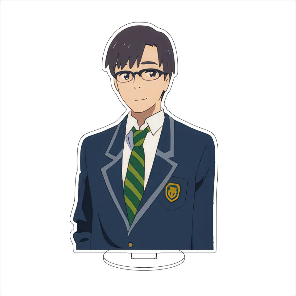 Your Name Anime Acrylic Standee Collection - Premium Taki & Mitsuha Timeline Variant Figures - Kimi no Na wa Kataware-doki Twilight Desk Decor - Romantic Manga Fan Gift Set for Bookshelf, Desk & Room Display