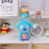 Stitch Plush Keychain – Cute Lilo & Stitch Keyring Doll, Kawaii Bag Pendant Gift for Girls