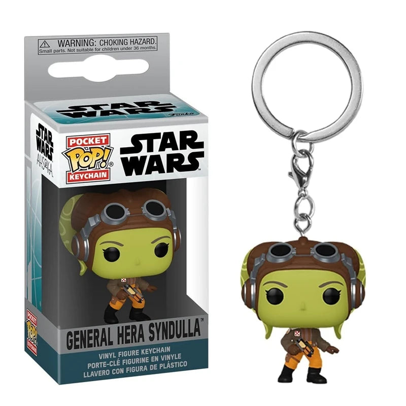 Star Wars Mini Figure Keychains - 29 Styles Featuring Baby Yoda (Grogu), The Mandalorian, Darth Vader, & Boba Fett - Premium Funko-Style Pocket Collectibles & Fan Gifts