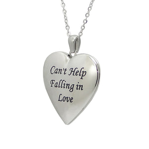 Elvis Presley - Heart Photo Locket Necklace