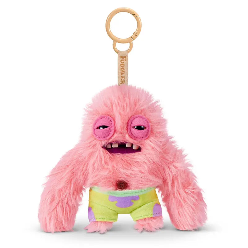 ZURU Fuggler x SpongeBob SquarePants Plush Collection - Limited Edition "Funny Ugly Monster" Keychains - Creepy-Cute Cartoon Collectibles - SpongeBob, Patrick, Squidward & Gary Editions