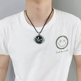 Doctor Strange Eye of Agamotto Pendant Necklace - Antique Brass Mystic Amulet with Green Time Stone Gem - Marvel Superhero Cosplay Prop Jewelry & Gift for Comic Fans
