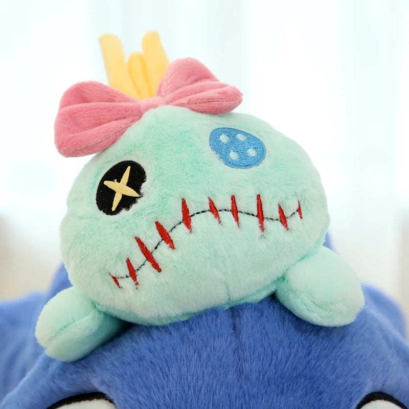 53cm Disney Stitch Lying Plush – Kawaii Stuffed Toy Pillow, Perfect Birthday Gift for Kids or Her