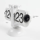 Vintage Flip Page Table Clock