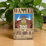 Anime Pirate Wanted Poster Luggage Tag - Vintage Monkey D Luffy Gear 5 Bounty Card - Retro Vinsmoke Sanji & Nico Robin Travel ID Bag Tag - Nostalgic Manga Fan Gift for Backpack, Suitcase & Keychain