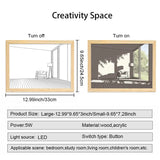 One Piece Luminous Hanging Painting Frame