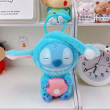 Stitch Plush Keychain – Cute Lilo & Stitch Keyring Doll, Kawaii Bag Pendant Gift for Girls
