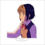 Your Name Anime Acrylic Standee Collection - Premium Taki & Mitsuha Timeline Variant Figures - Kimi no Na wa Kataware-doki Twilight Desk Decor - Romantic Manga Fan Gift Set for Bookshelf, Desk & Room Display