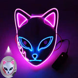 Demon Slayer Cosplay Glowing Mask