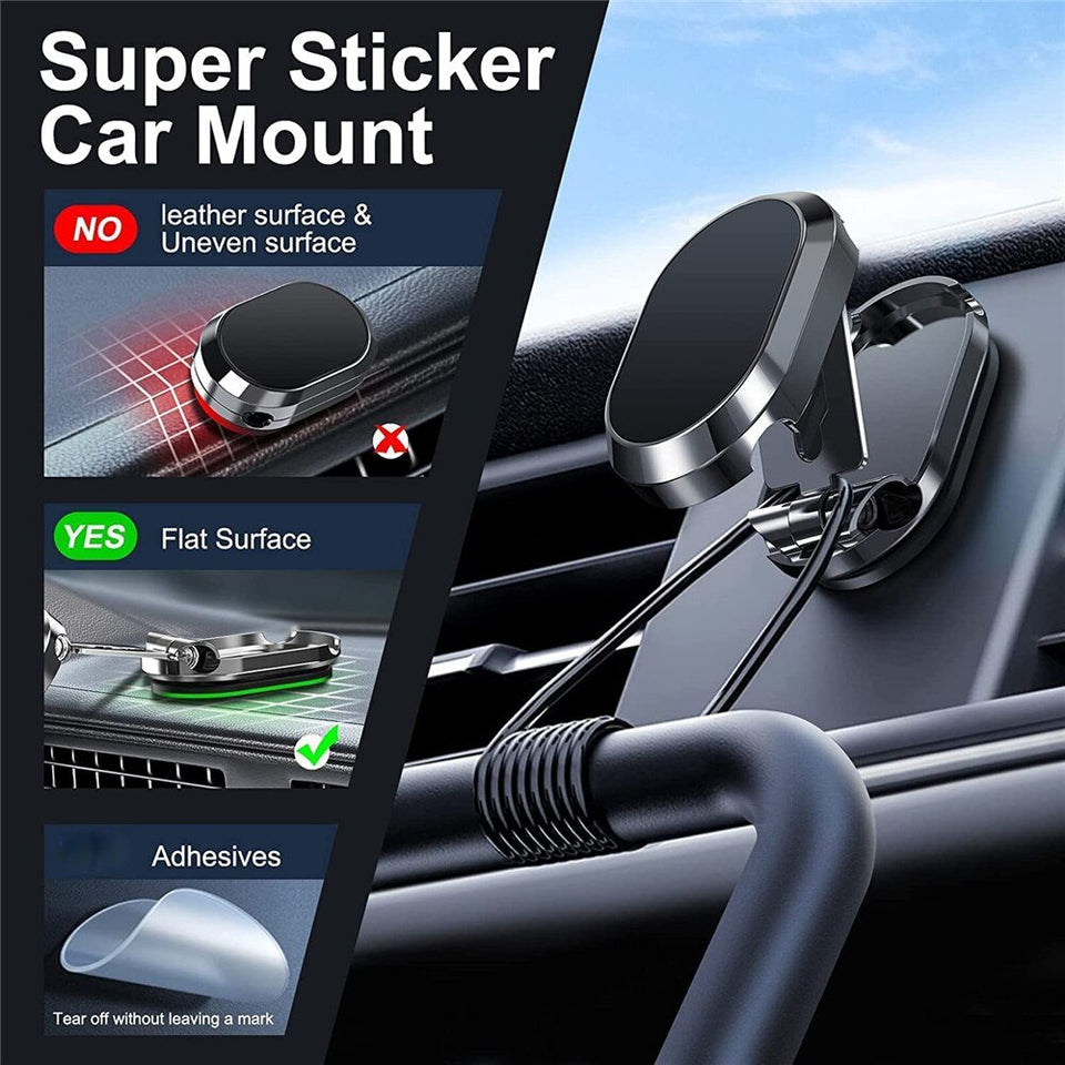 Magnetic Foldable Car Mount Phone Holder