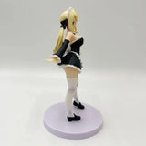 Fairy Tail Lucy Heartfilia Maid Costume Action Figure - Collectible Anime Statue with Display Box & Base - Desk Decor - 17CM