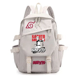 Anime Tactical Buckle Canvas Backpack - Leaf Village & Anbu Mask Graphic School Bookbag with Laptop Sleeve - Aesthetic Multi-Pocket Travel Rucksack for Students & Anime Fans