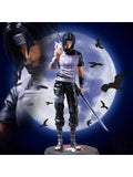 Naruto Itachi Uchiha ANBU Action Figure - Tactical Black Ops Statue with Sword & ANBU Mask - Collectible Anime Desk Figure - 28CM