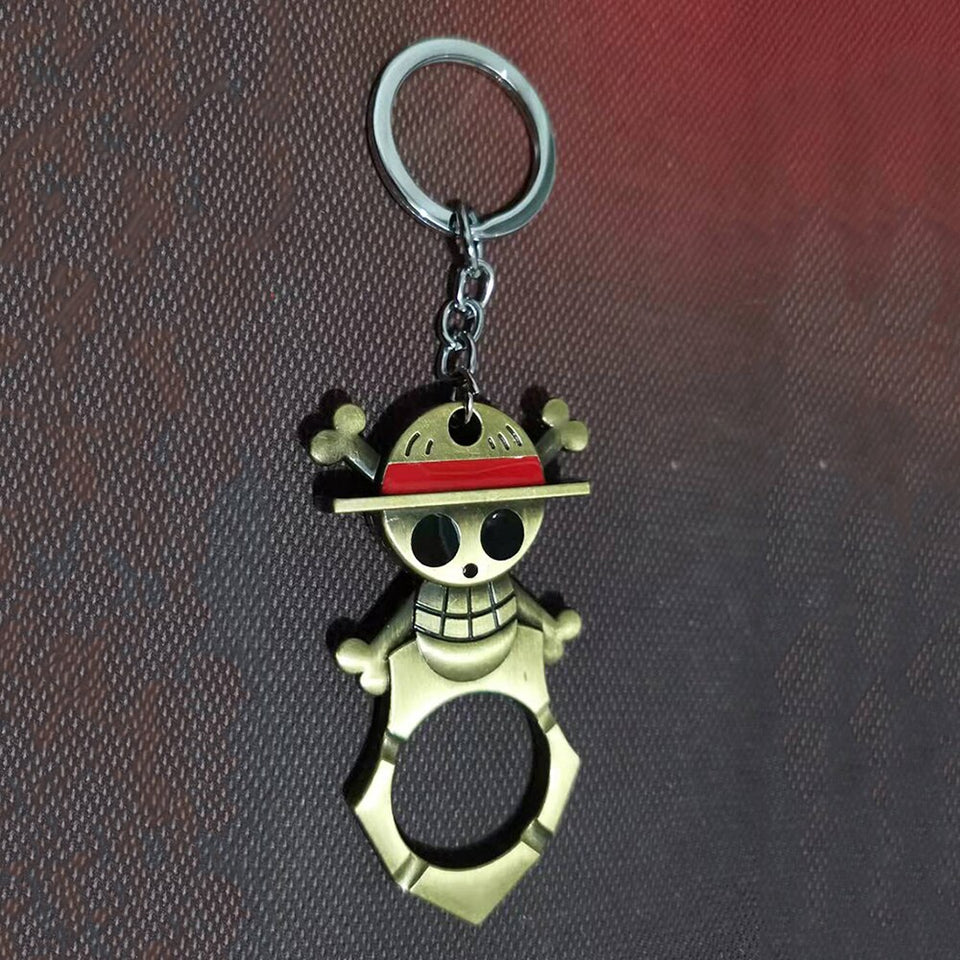 Anime One Piece Monkey Luffy Keychain