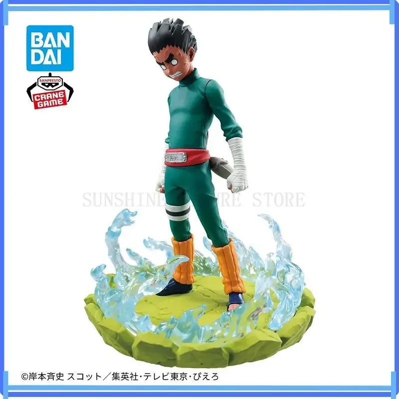 Naruto Memorable Saga Rock Lee Action Figure - Official Bandai Spirits Banpresto Statue with Dust Effect Base - Collectible Anime Desk Figure -12CM