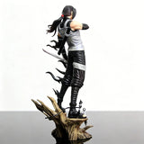 Premium Anime Shadow Ninja Collectible Statue - High-Detail Shadow Operative Warrior Action Figure - Elite Assassin PVC Figure with Katana Sword, Mask & Flame Base - Gift for Manga Fans, PC Setup & Shelf Display - (23CM)