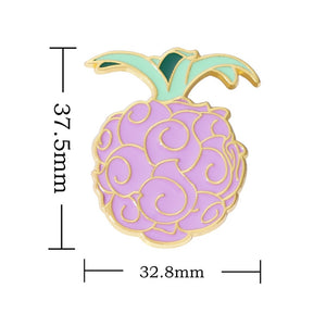 ONE PIECE Devil Fruit Lapel Pins Brooches