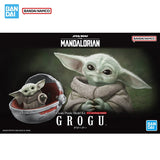 Bandai Original Star Wars: The Mandalorian Grogu Model Kit - Genuine 1/12 Scale Baby Yoda Action Figure with Hover Pram - Premium Grogu Collection Toys & Gifts