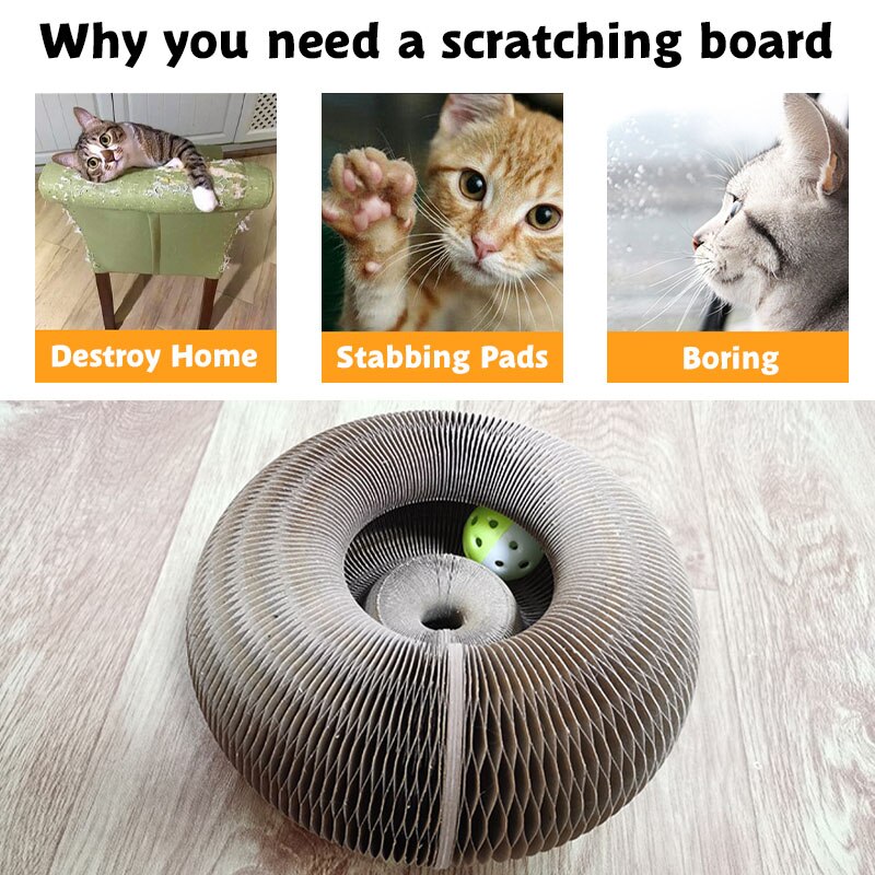 Magic Organ Cat Corrugated Scratching Board