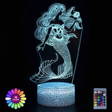 The Little Mermaid - Acrylic Night Light