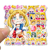 Sailor Moon - 10/30/50PCS Kawaii Anime Stickers